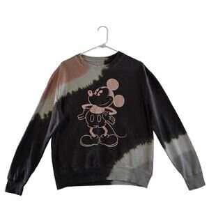 Mickey Mouse Tie Dye Sweatshirt Women's Size S